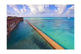 Walls Of Fort Jefferson Dry Tortugas Florida Photographic Print by George Oze