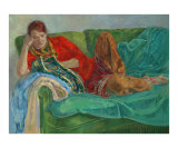 Mélanie reproduction procédé giclée par Sacravita 