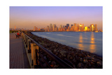 Manhattan Skyline at Sunset Photographic Print by George Oze