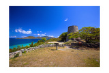 Windmill Ruins Saint John US Virgin Islands Photographic Print by George Oze