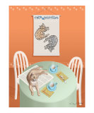 Cat Puccino Cafe Photographic Print by Lisa J Wable