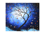 Blue Cascade Giclee Print by Megan Aroon Duncanson