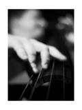 Bassist 1 BW Fotografie-Druck von John Gusky