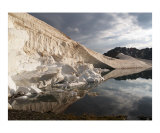 Gray Sky Over White Ice Photographic Print by Tal Naveh