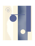 Blue Circle Series Two Fotografie-Druck von Ruth Palmer