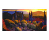 Casa Cares Sunset Giclee-trykk av Daniel Berkeland Casa Cares Sunset Giclee-trykk av Daniel Berkeland
