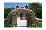 Adobe Gates El Santuario de Chimayo New Mexico Photographic Print by George Oze