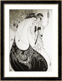 Salomé Estampe encadrée par Aubrey Beardsley