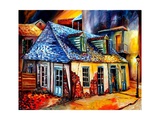 John La Fitte's Blacksmith Shop Giclee Print by Diane Millsap