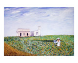 Sunflowers of Costa Ballena Giclee Print by Scott Shiffer