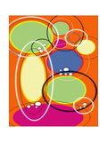 4 of 6 Abstract Art Retro Funk Giclee Print by Ricki Mountain