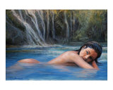 Water Nymph Giclee-trykk av Marco Busoni
