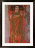Hygieia, 1900-7 Estampe encadrée par Gustav Klimt