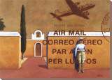 Air Mail Stretched Canvas Print by Elio Ciol
