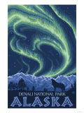 Northern Lights, Denali National Park, Alaska Julisteet Northern Lights, Denali National Park, Alaska Julisteet