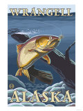 Trout Fishing Cross-Section, Wrangell, Alaska Photo