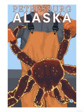King Crab Fisherman, Petersburg, Alaska Print
