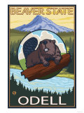 Beaver & Mt. Hood, Odell, Oregon Láminas