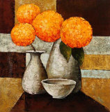 Hydrangeas with Vase III Kunstdrucke von Robert Downs
