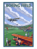 Boeing Field, Seattle, Washington Posters