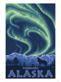 Northern Lights, Fairbanks, Alaska Print