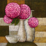 Hydrangeas with Vase I Plakater af Robert Downs Hydrangeas with Vase I Plakater af Robert Downs