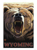 Bear Roaring, Wyoming Prints