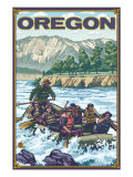 White Water Rafting, Oregon Print