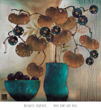 Raku Bowl and Vase Posters par Margaret Hughlock