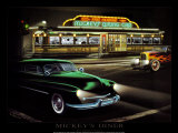 Mickeys Diner Prints by Helen Flint