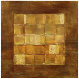Gold Squares Láminas por Viola Lee