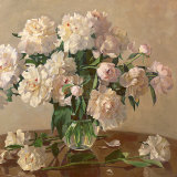 White Roses Prints by Valeriy Chuikov