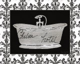 Paris Hotel Tub I Print by Susan Eby Glass