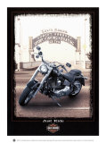 Just Ride Print by Helen Flint