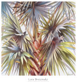 Blue Palm Posters av Lois Brezinski