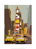 Times Square Print by Rod Neer