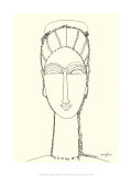 Female Face Láminas por Amedeo Modigliani Female Face Láminas por Amedeo Modigliani