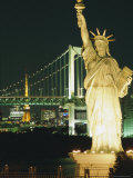 Odaiba Harbour, Rainbow Bridge, Tokyo, Japan Photographic Print by Chris Kober