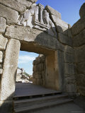 Lion Gate, Mycenae, Peloponnese, Greece, Europe Photographic Print by Oliviero Olivieri