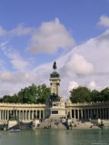 Monument to King Alfonso XII in El Retiro Park, Madrid, Spain, Europe Photographic Print by Sergio Pitamitz
