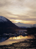 Sunset at Wanaka, South Island, New Zealand, Pacific Photographie par Richard Nebesky
