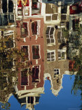 Reflection of Amsterdam Houses in Canal, Amsterdam, the Netherlands (Holland), Europe Photographie par Richard Nebesky