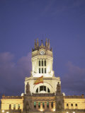 Palacio De Comunicaciones at Dusk, Madrid, Spain, Europe Photographic Print by Sergio Pitamitz