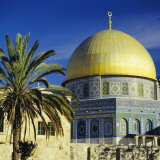 The Dome of the Rock, Muslim Shrine on Temple Mount, Jerusalem, Israel Photographic Print by G Richardson