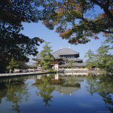 Todaiji Temple, Daibutsuden Hall of the Great Buddha, Nara, Kansai, Japan Photographie par Christopher Rennie