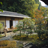 Tea Ceremony House, Nanzen-Ji Temple, Rinzai Zen Garden, Kyoto, Japan Photographie par Christopher Rennie