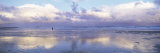 Beach at Embleton Bay with Lone Walker, Northumberland, England Photographic Print by Lee Frost