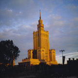 Palace of Culture, Stalinistic Architecture, Warsaw (Wraclaw), Poland Photographie par Christopher Rennie