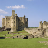 Warkworth Castle Dating from Medieval Times, Northumberland, England, UK Photographic Print by Michael Jenner