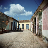 Street Scene with Colourful Houses, Trinidad, Cuba, West Indies, Central America Photographic Print by Lee Frost